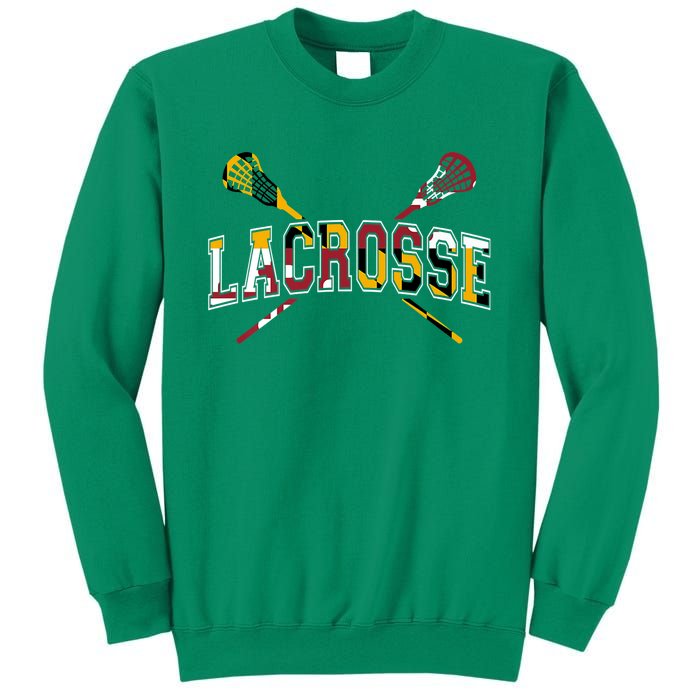 Maryland Flag Lacrosse Sweatshirt