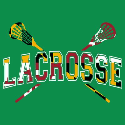 Maryland Flag Lacrosse T-Shirt