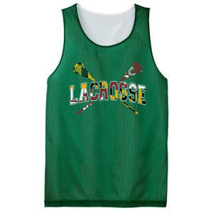 Maryland Flag Lacrosse Mesh Reversible Basketball Jersey Tank