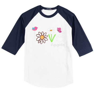 Matching Family Love Gigi Life Baseball Sleeve Shirt