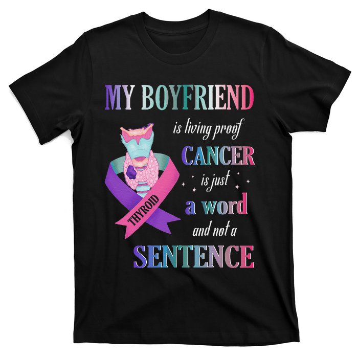 My Friend Living Proof Cancer Just A Word Not A Sentence T-Shirt