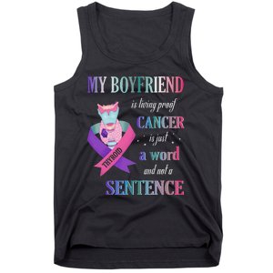 My Friend Living Proof Cancer Just A Word Not A Sentence Tank Top