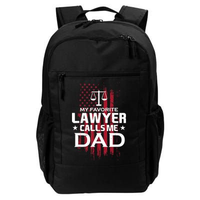 My Favorite Lawyer Calls Me Dad Gift For Father's Day Backpack