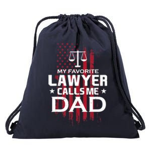 My Favorite Lawyer Calls Me Dad Gift For Father's Day Drawstring Bag