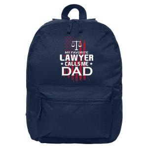 My Favorite Lawyer Calls Me Dad Gift For Father's Day 16 in Basic Backpack