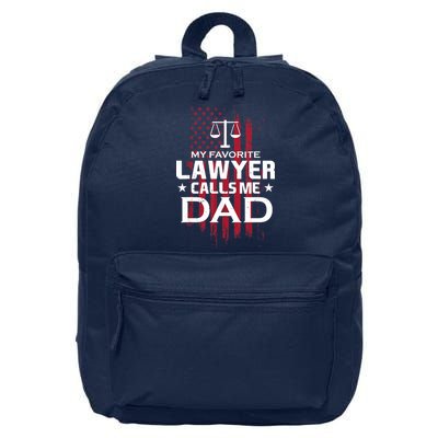 My Favorite Lawyer Calls Me Dad Gift For Father's Day 16 in Basic Backpack