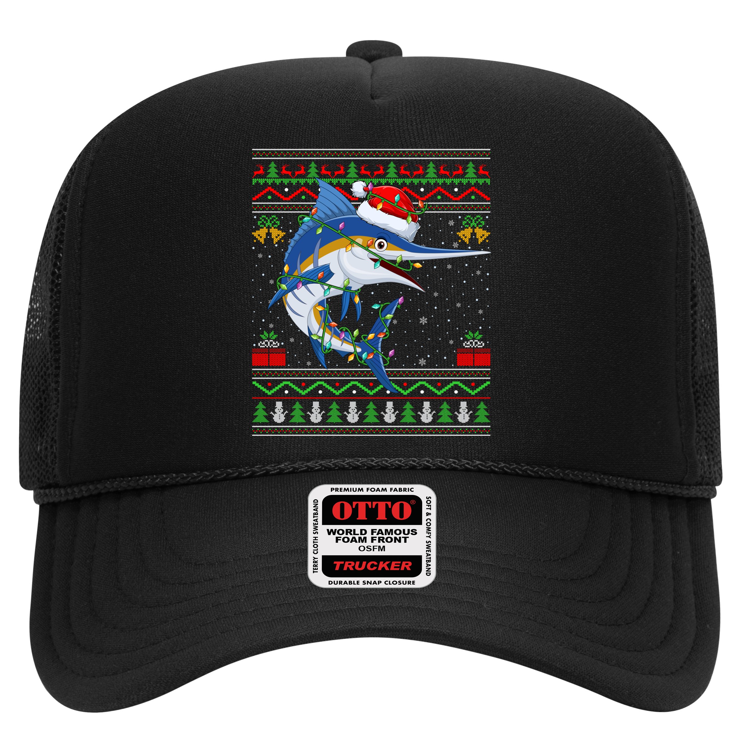 Marlin Fish Lover Matching Ugly Marlin Christmas Meaningful Gift Hat