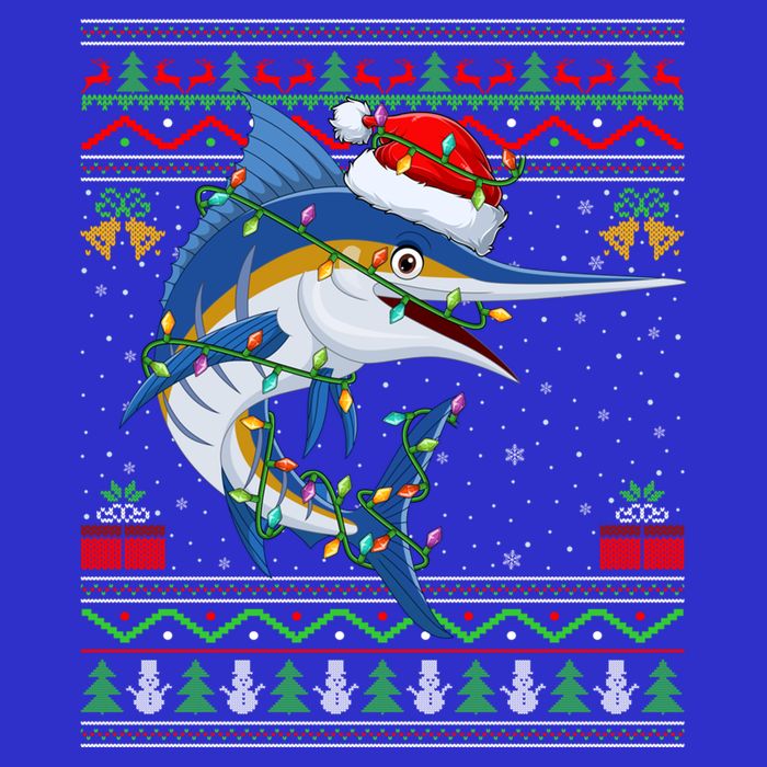 Marlin Fish Lover Matching Ugly Marlin Christmas Meaningful Gift 16 in Basic Backpack