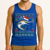Marlin Fish Lover Matching Ugly Marlin Christmas Meaningful Gift Tank Top