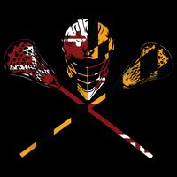 Maryland Flag Lacrosse College LAX Stick Impact Tech Backpack