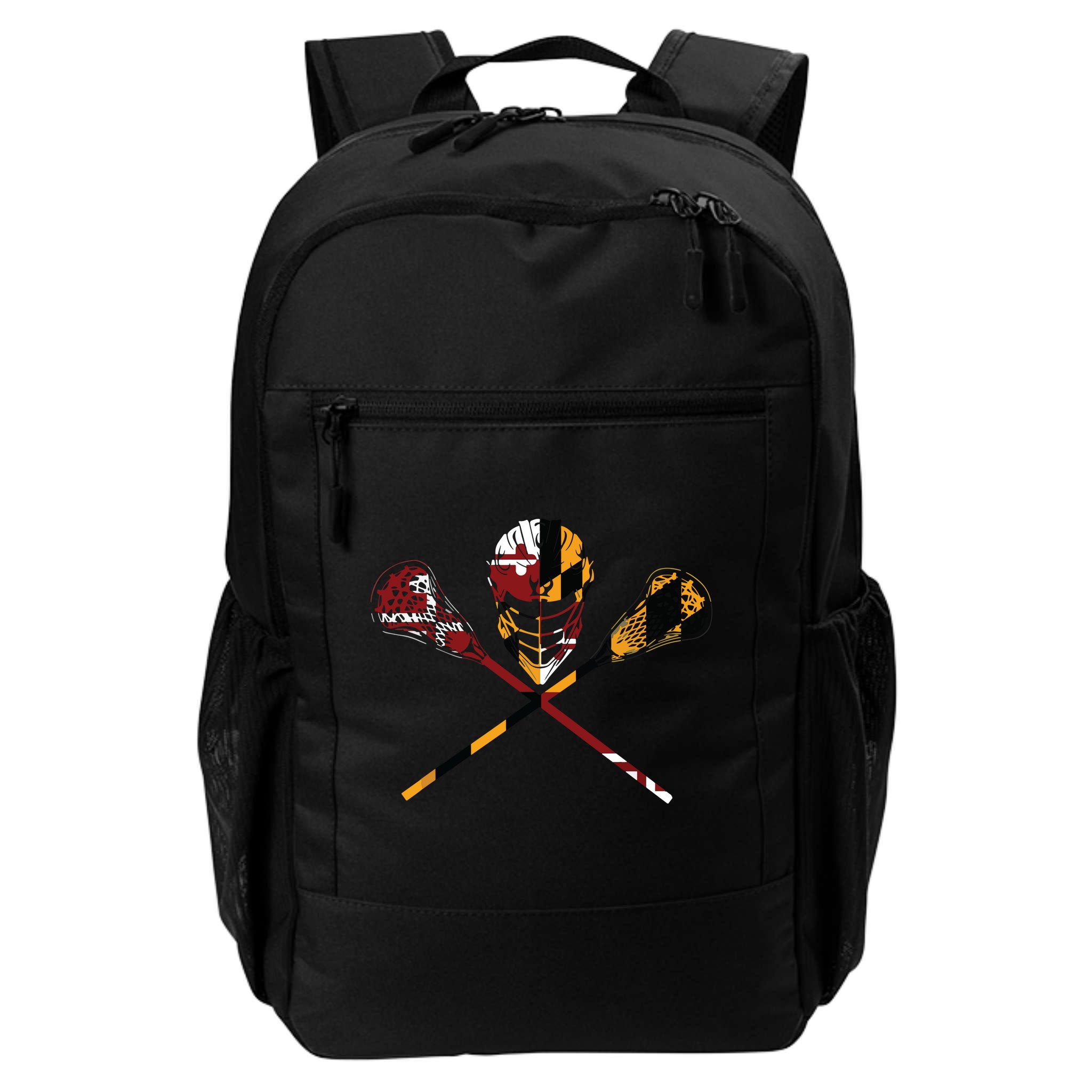 Maryland Flag Lacrosse College LAX Stick Backpack