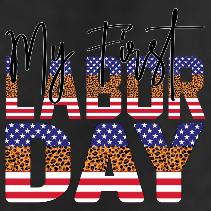 My First Labor Day American Flag Gift Adult Drive Performance Visor