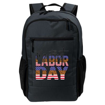 My First Labor Day American Flag Gift Backpack