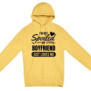 My Friend Loves Me Valentines Friend Gift Cute Gift Premium Pullover Hoodie