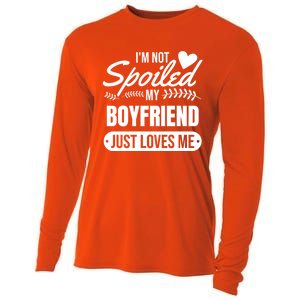 My Friend Loves Me Valentines Friend Gift Cute Gift Cooling Performance Long Sleeve Crew