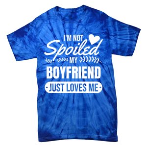 My Friend Loves Me Valentines Friend Gift Cute Gift Tie-Dye T-Shirt