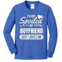 My Friend Loves Me Valentines Friend Gift Cute Gift Kids Long Sleeve Shirt