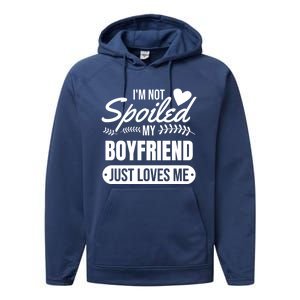 My Friend Loves Me Valentines Friend Gift Cute Gift Performance Fleece Hoodie