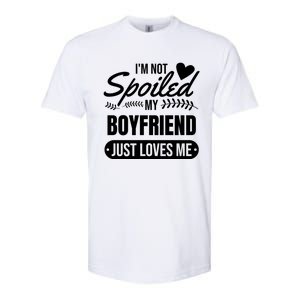 My Friend Loves Me Valentines Friend Gift Cute Gift Softstyle CVC T-Shirt