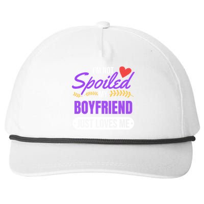 My Friend Loves Me Valentines Friend Gift Cute Gift Meaningful Gift Snapback Five-Panel Rope Hat