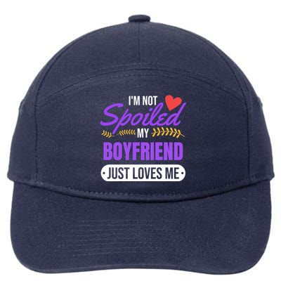 My Friend Loves Me Valentines Friend Gift Cute Gift Meaningful Gift 7-Panel Snapback Hat