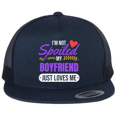 My Friend Loves Me Valentines Friend Gift Cute Gift Meaningful Gift Flat Bill Trucker Hat