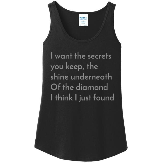 My Favorite Line Diamond Ladies Essential Tank