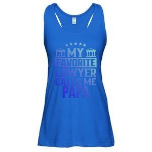 My Favorite Lawyer Calls Me Papa Firm Law School Student Dad Gift Ladies Essential Flowy Tank