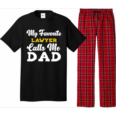 My Favorite Lawyer Calls Me Dad Cute Father Meaningful Gift Pajama Set