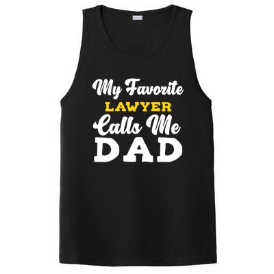 My Favorite Lawyer Calls Me Dad Cute Father Meaningful Gift PosiCharge Competitor Tank