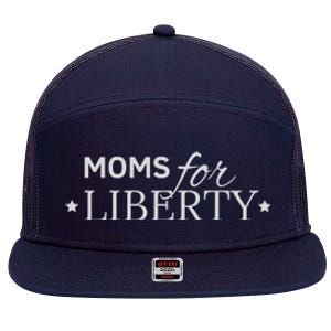 Moms For Liberty 7 Panel Mesh Trucker Snapback Hat