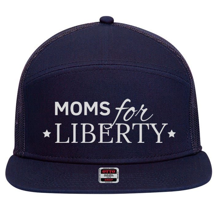 Moms For Liberty 7 Panel Mesh Trucker Snapback Hat