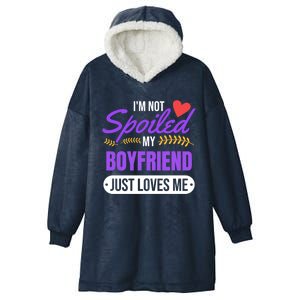 My Friend Loves Me Valentines Friend Gift Great Gift Hooded Wearable Blanket