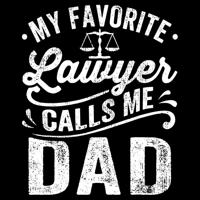 My Favorite Lawyer Calls Me Dad Fathers Day Cooling Performance Crew T-Shirt
