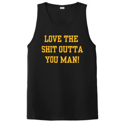 Michigan Football Love The Shit Outta You Man PosiCharge Competitor Tank