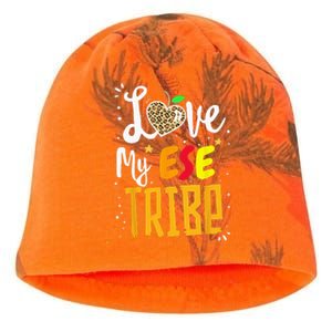 Matching First Last Day ESE Team Teacher Student Tribe Kati - Camo Knit Beanie