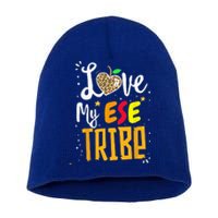 Matching First Last Day ESE Team Teacher Student Tribe Short Acrylic Beanie