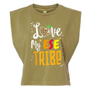 Matching First Last Day ESE Team Teacher Student Tribe Garment-Dyed Women's Muscle Tee