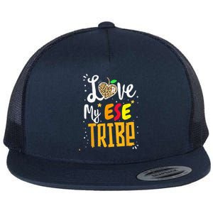 Matching First Last Day ESE Team Teacher Student Tribe Flat Bill Trucker Hat