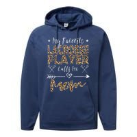 My Favorite Lacrosse Player Calls Me Mom MotherS Day Performance Fleece Hoodie