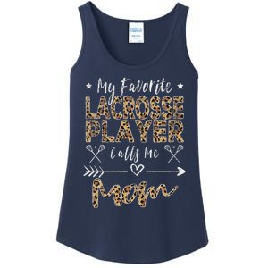 My Favorite Lacrosse Player Calls Me Mom MotherS Day Ladies Essential Tank