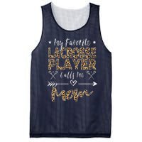 My Favorite Lacrosse Player Calls Me Mom MotherS Day Mesh Reversible Basketball Jersey Tank