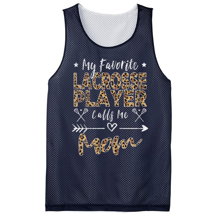 My Favorite Lacrosse Player Calls Me Mom MotherS Day Mesh Reversible Basketball Jersey Tank