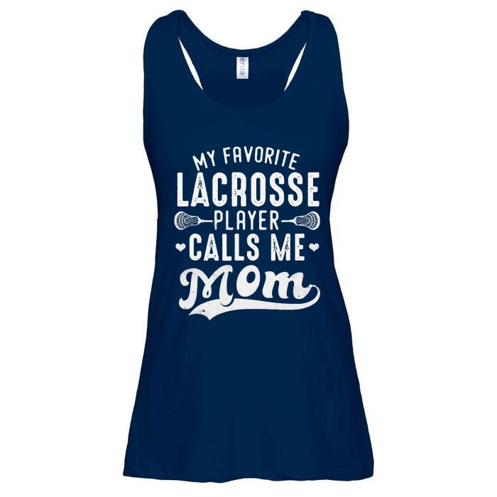 My Favorite Lacrosse Player Calls Me Mom MotherS Day Ladies Essential Flowy Tank