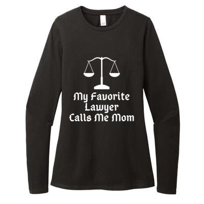 My Favorite Lawyer Calls Me Mom Womens Mother's Day Gift Womens CVC Long Sleeve Shirt