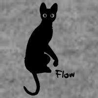 M50 Flow Movie India Ink Cat Toddler Hoodie
