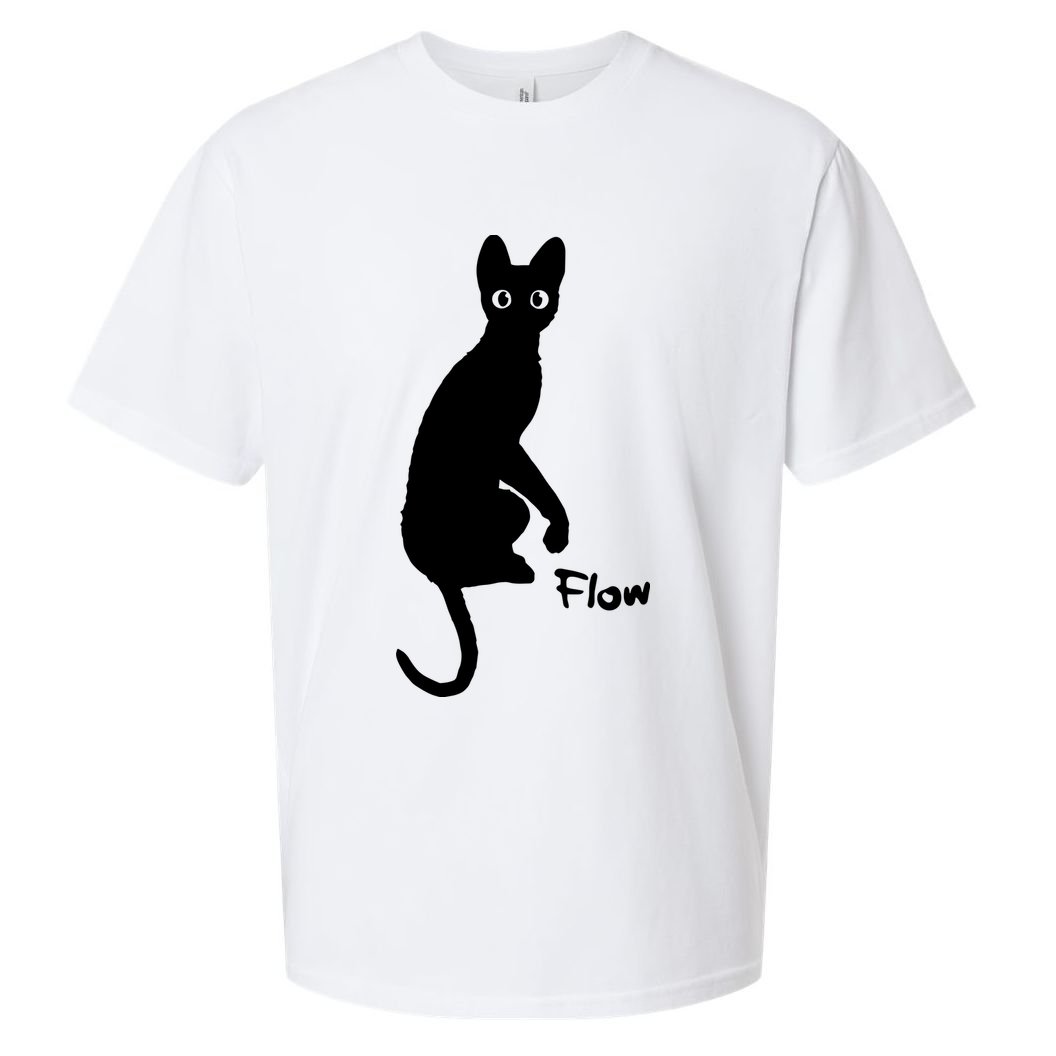M50 Flow Movie India Ink Cat Sueded Cloud Jersey T-Shirt