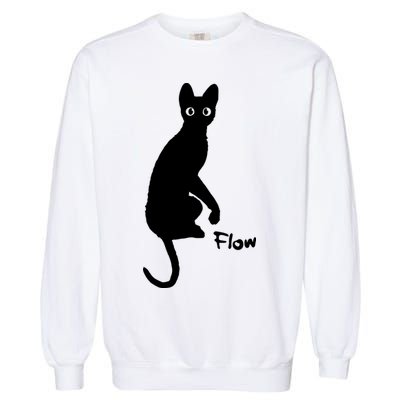 M50 Flow Movie India Ink Cat Garment-Dyed Sweatshirt