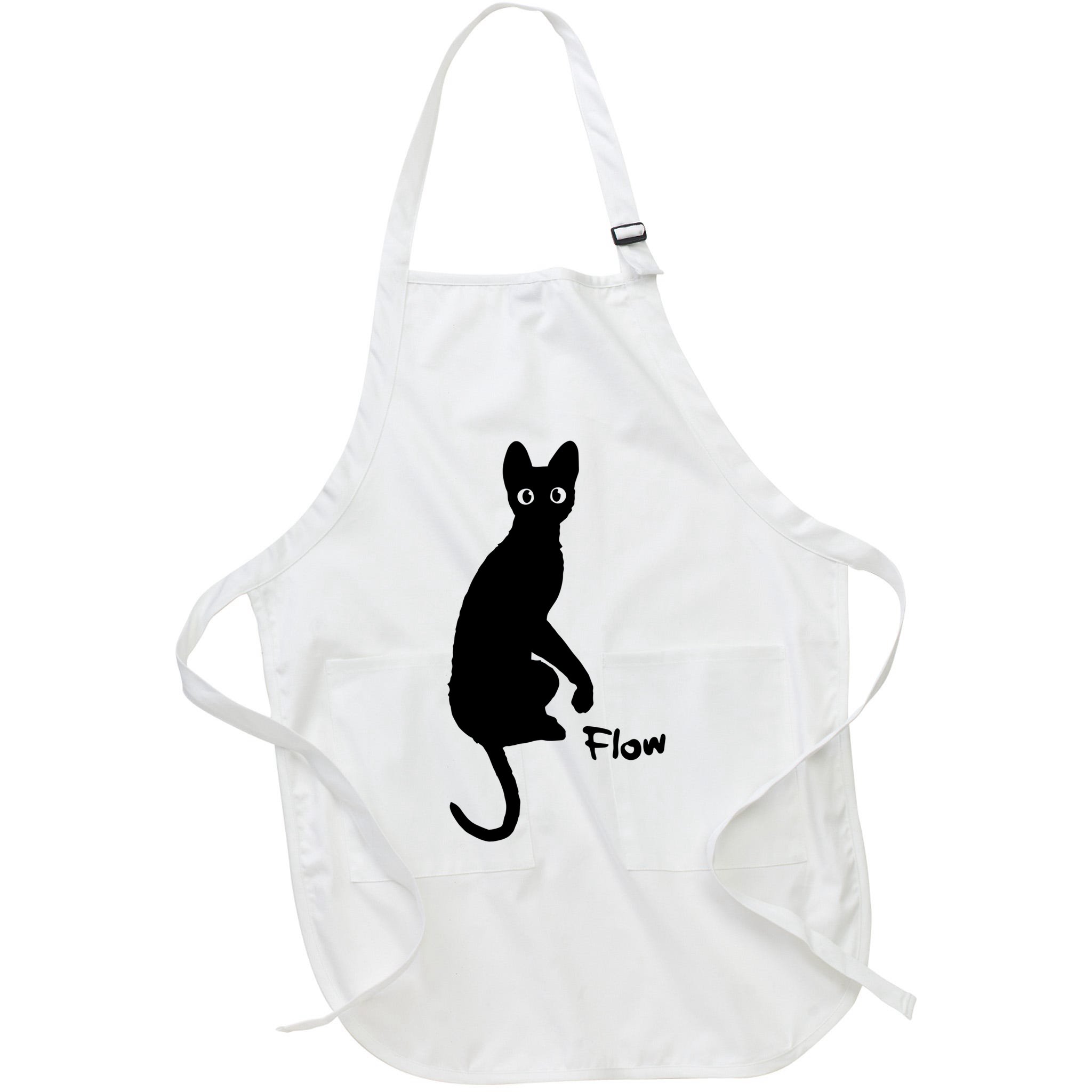 M50 Flow Movie India Ink Cat Apron