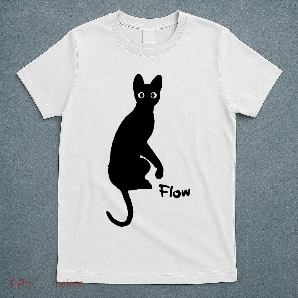 M50 Flow Movie India Ink Cat T-Shirt